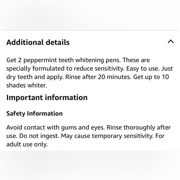 NIB/Sealed Smile Sciences Teeth Whitening Pens x2 Peppermint Flavor - Picture 5 of 8